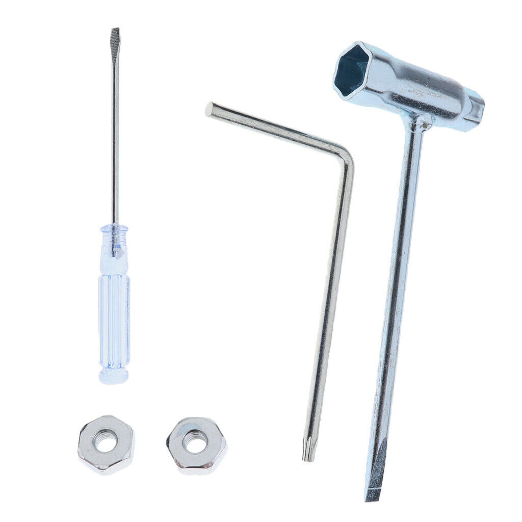 5pcs Spark Plug Wrench Bar Nuts Carb Screwdriver For