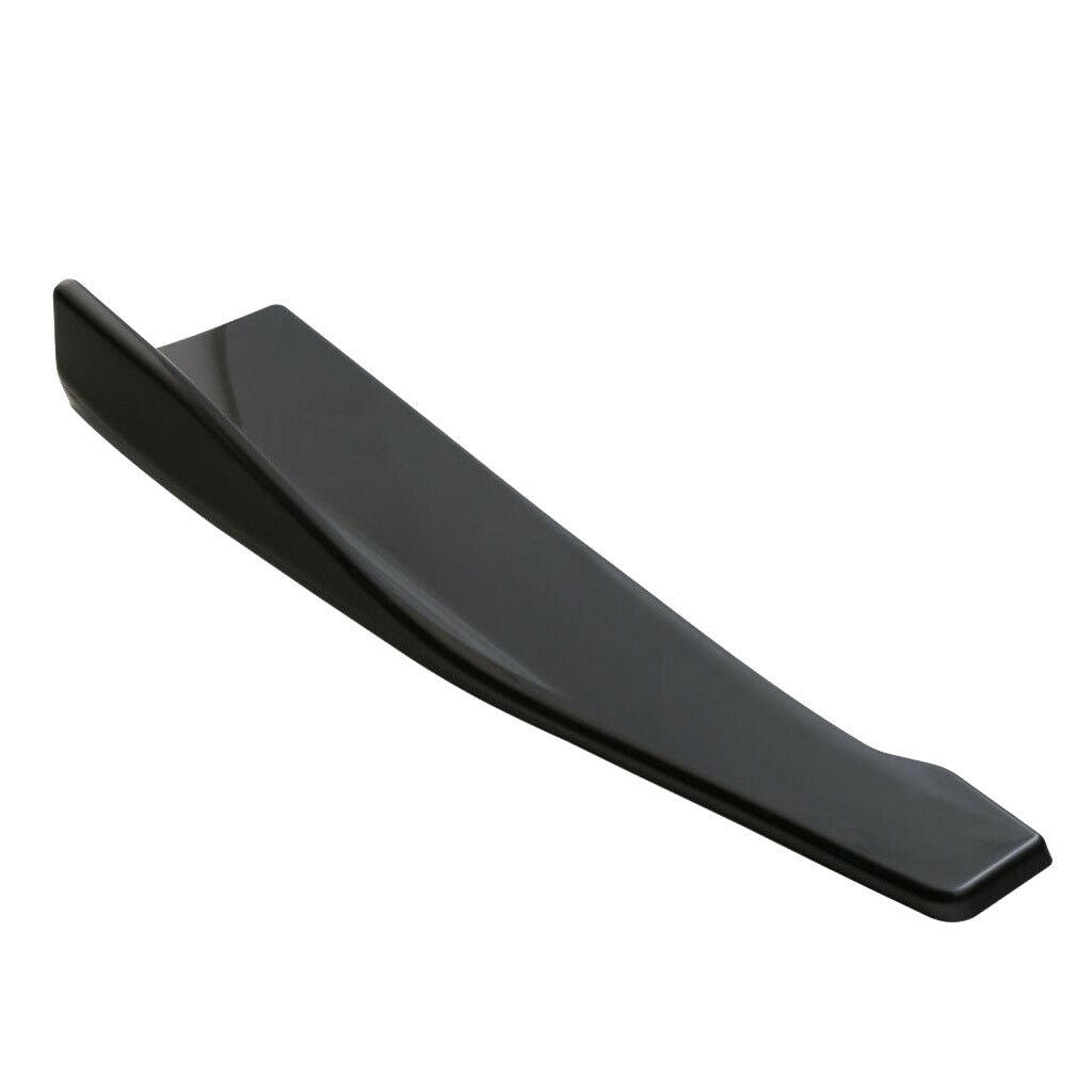 2x Universal Anti-Scratch Car Rear Bumper Lip Diffuser Splitter Canard Glossy