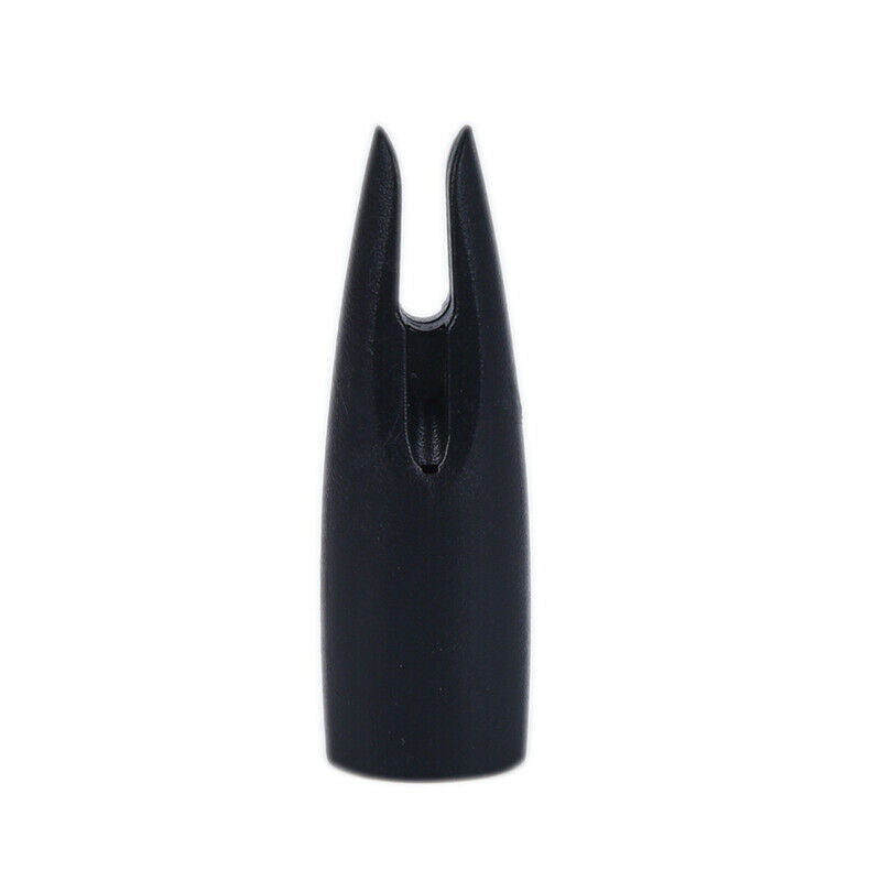 30PCS 8mm Archery Arrow Nocks Plastic Tails For Wood Bamboo Shaft Bow & Hunti Tt