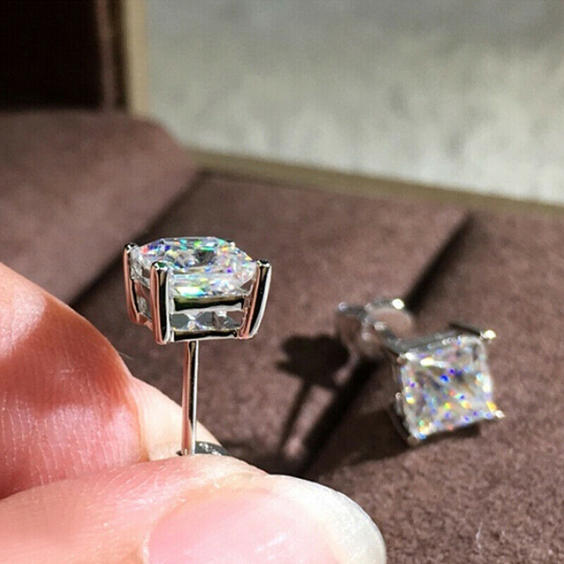 Fashion Luxury Ear Stud Earrings Women Crystal Geometric Earrings Jewelry.l8
