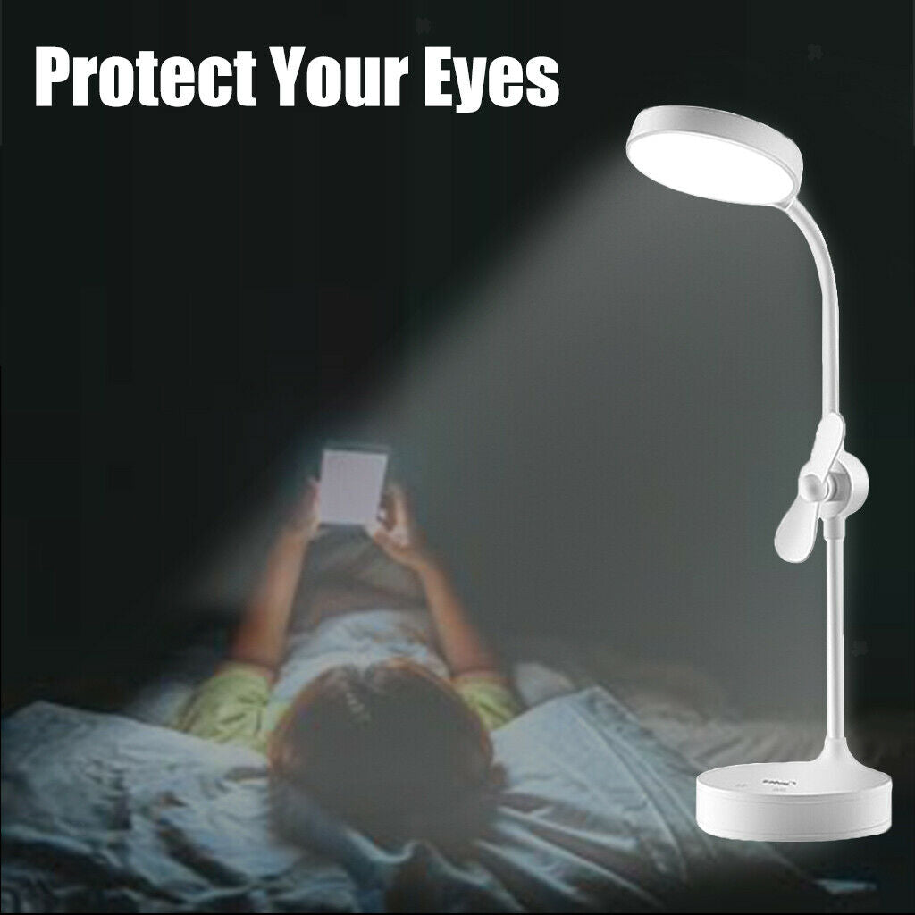 LED Desk Lamp Multi-Function Wireless Eye-Caring Table Lamps USB Charging Port
