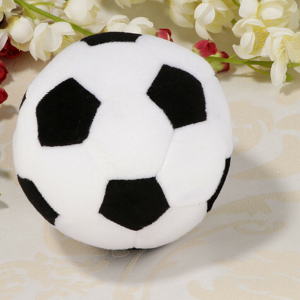 Pack of 2 Soft Stuffed Sport Ball Rugby Football Baby Plush Non-toxic Set
