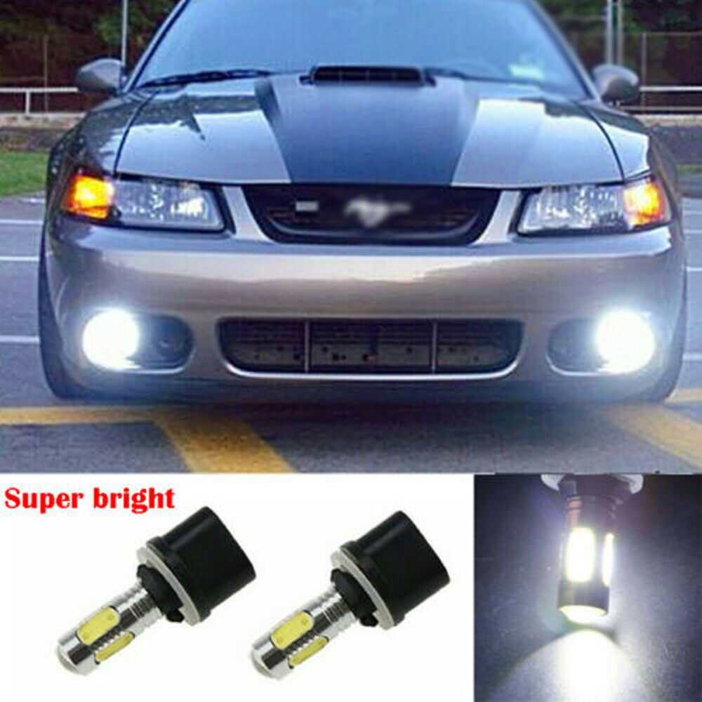 2PC LED Fog Lamps Driving Lights for 1999-2004 Ford Mustang GT SVT Cobra