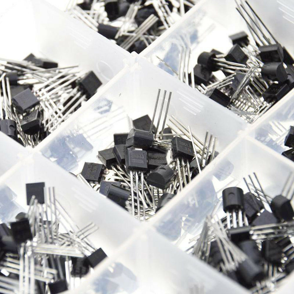 Portable 600pc 15Value NPN PNP Transistor TO-92 Assortment Kit Set W/Box Hot #ur