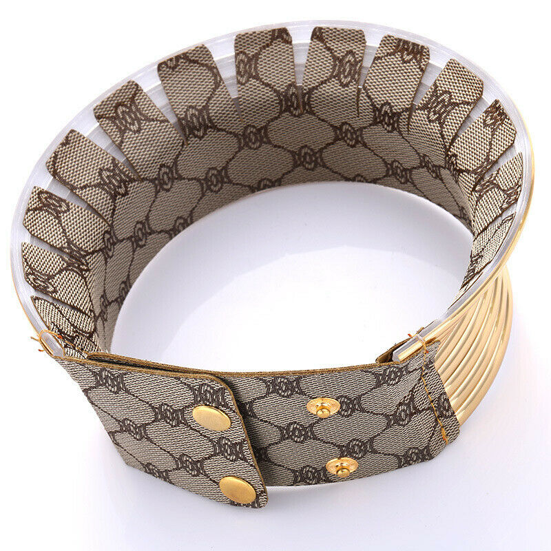 African Big Chunky Choker Collars Women Wide Choker Necklace Adjustable Gift