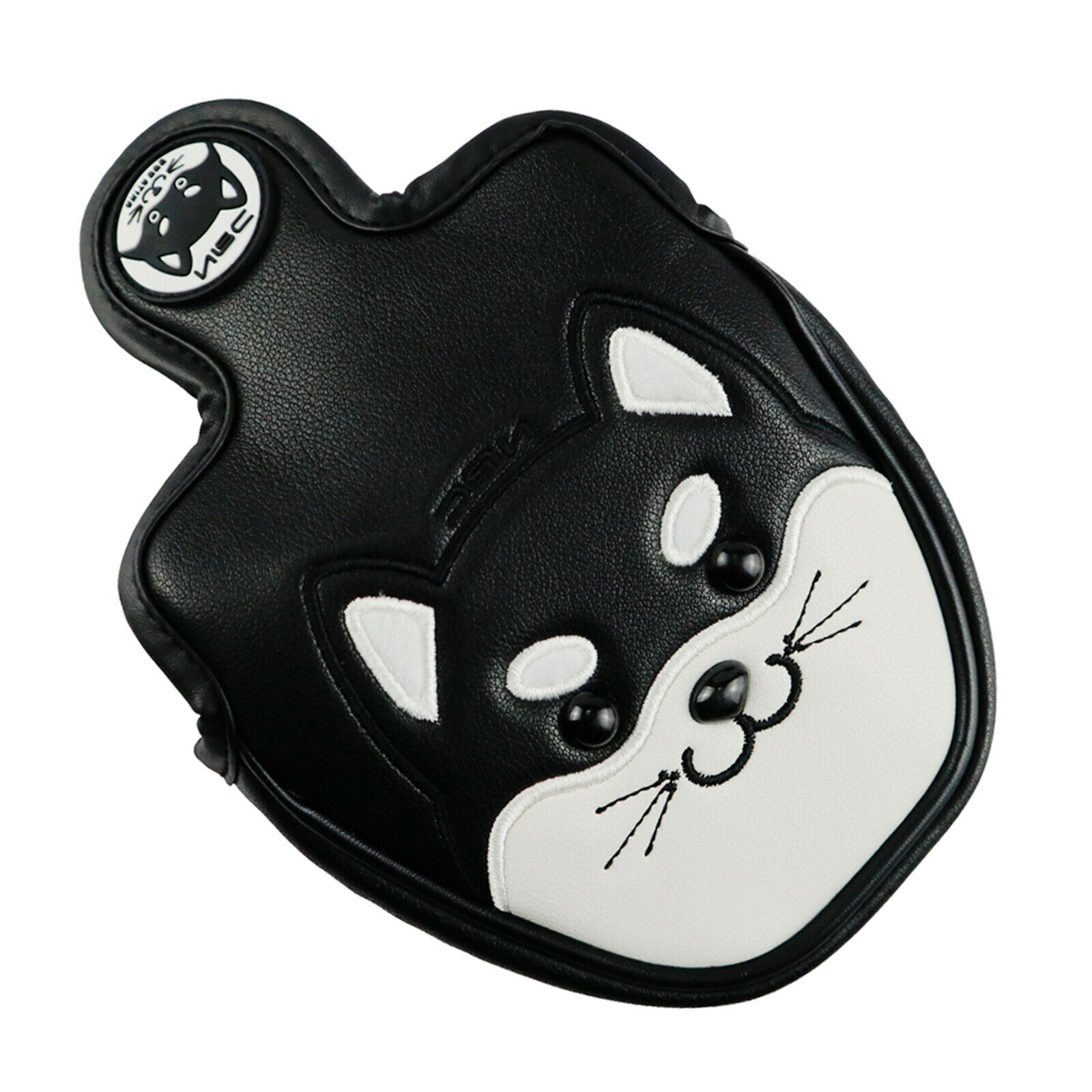 Cartoon Design Golf Mallet Putter Head Cover Protect Clubs Magnet Headcover