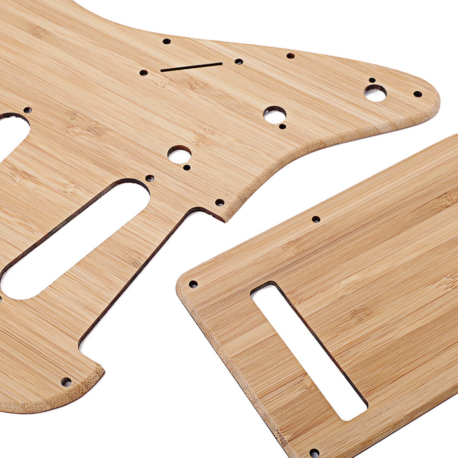 Guitar Pickguard for Electric Guitar Parts SSS 1 Ply Bamboo Modern Style