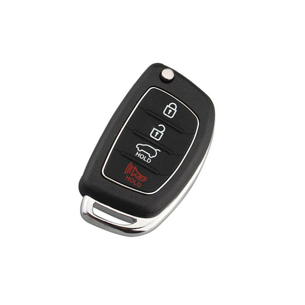 Auto 4 Button Flip Folding Key Fob Case Cover Shell for Hyundai i20 i30 i35