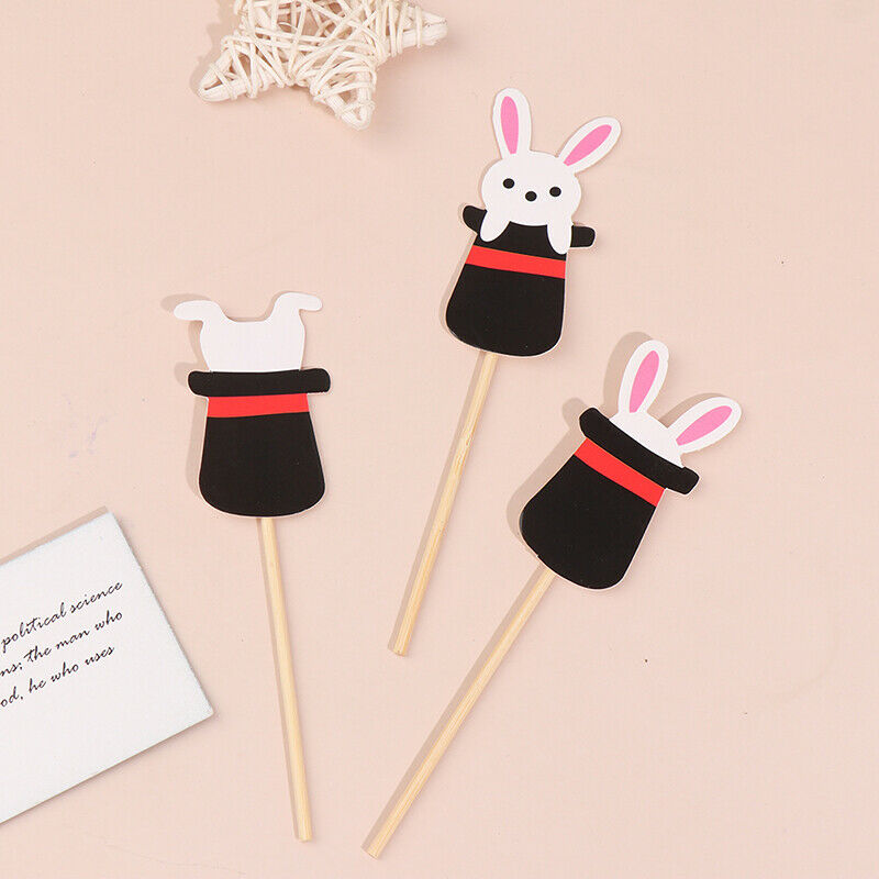 Easter bunny Cake Topper Birthday party Dessert decoration for Baking sup.l8