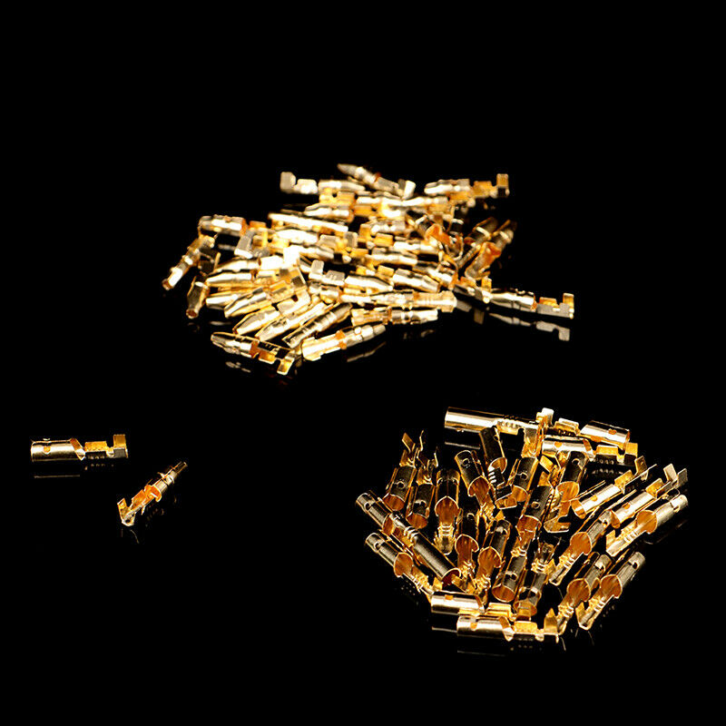 50Sets 4.0 Bullet Terminal Car Electrical Wire Connector Cold Press Termi.l8