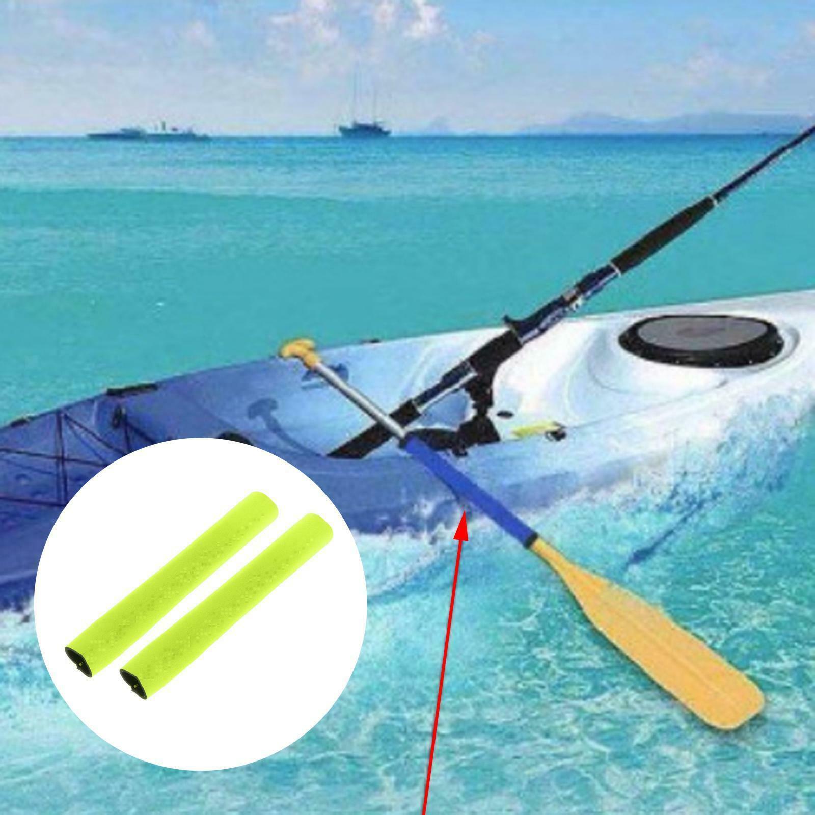 Kayak Paddle Grip Paddles Shaft Wrap Oar Cover Sleeves Accessories Yellow