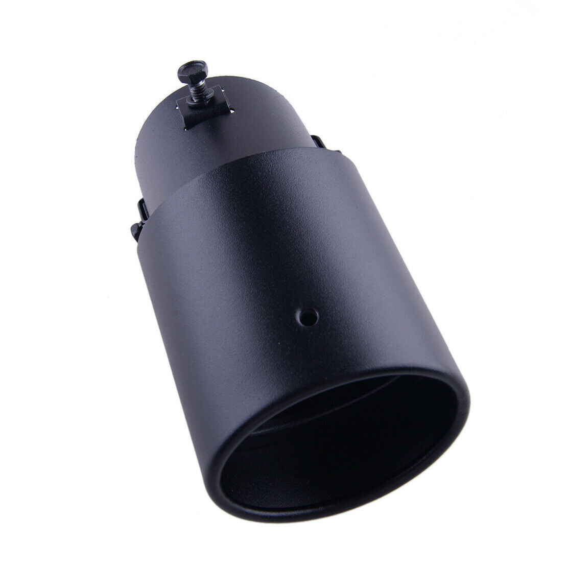 Car Universal Matte Black 62mm Exhaust Pipe Muffler Tip Tail Throat Stainless
