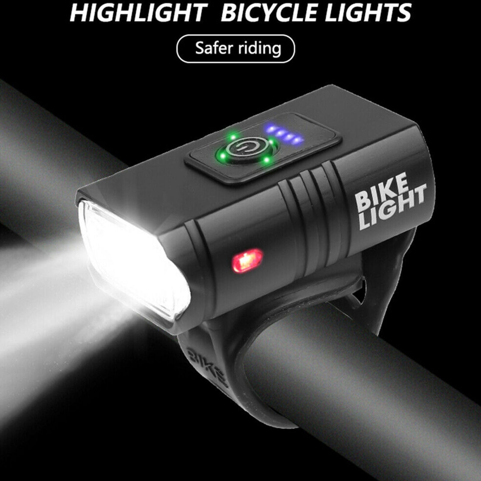 T6 LED Bicycle Front Light 10W 6 Modes USB Rechargeable MTB Bike Front Lamp