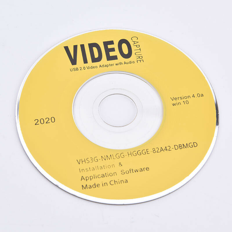 USB 2.0 Audio Video VHS VCR to DVD Converter Capture Card Adapter Digital FoFCA