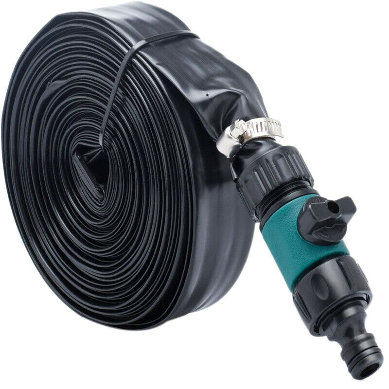 2X(49.2FT Water Sprinkler Trampoline Sprinkler Outdoor Garden Water Games TB3M2)