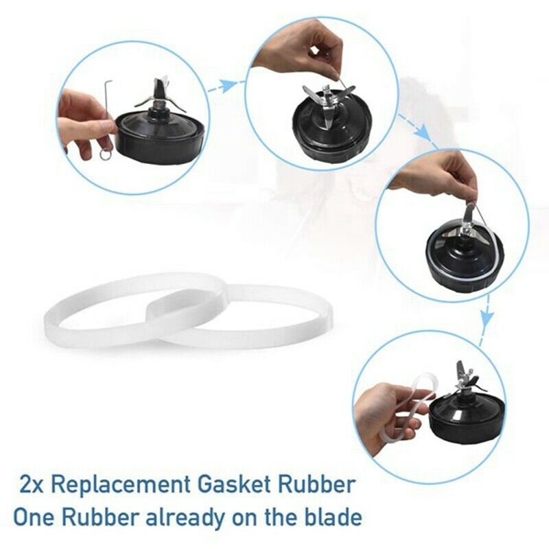 2PCS 7 Fins Ninja Blender Blade Replacement Parts, for Nutri Ninja Blender EL9B5
