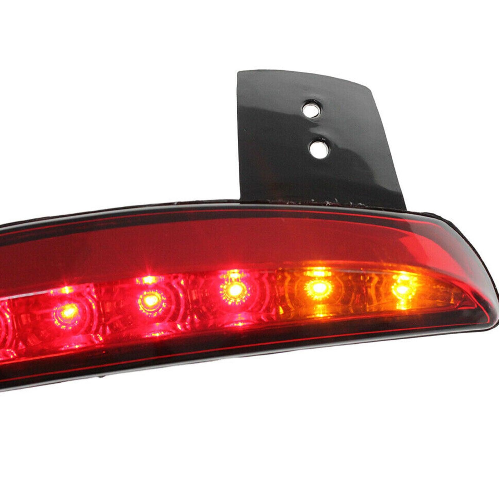 New Led Motorcycle Tail Light Cafe Racer Rear Fender Edge Brake 1x
