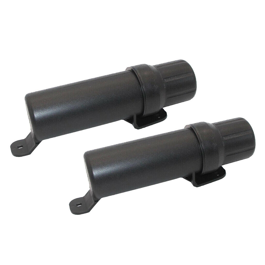 2x Waterproof Motorcycle Tool Tube 84mm Dia. Raincoat Storage Organizer