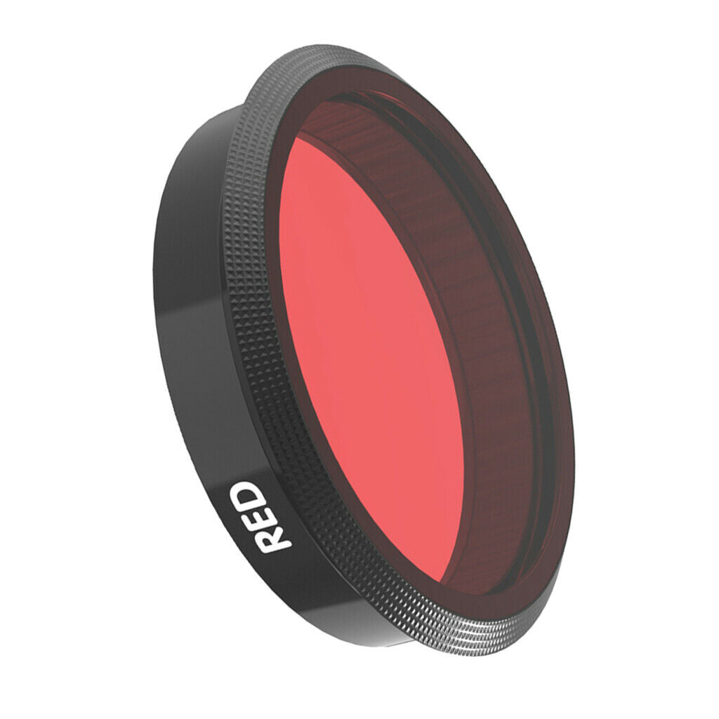 Waterproof Sports Camera Lens Protective Filter for DJI OSMO ACTION Red