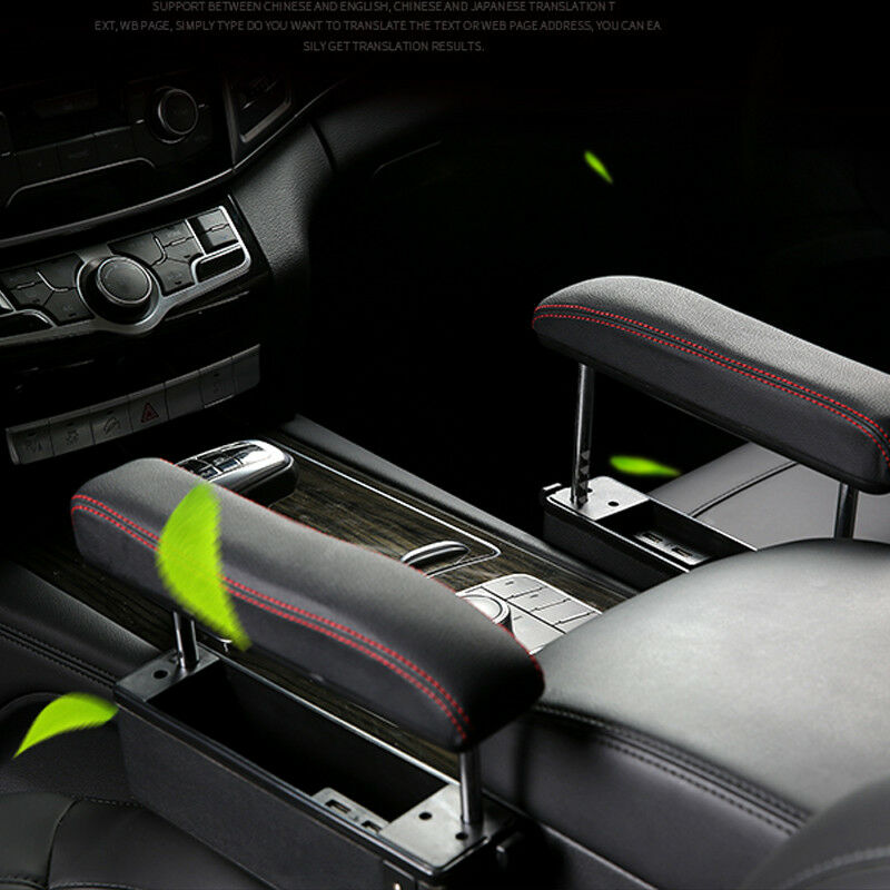 Car Driver Seat Pocket Storage Armrest Box Organizer Holder w/ USB Adjustable