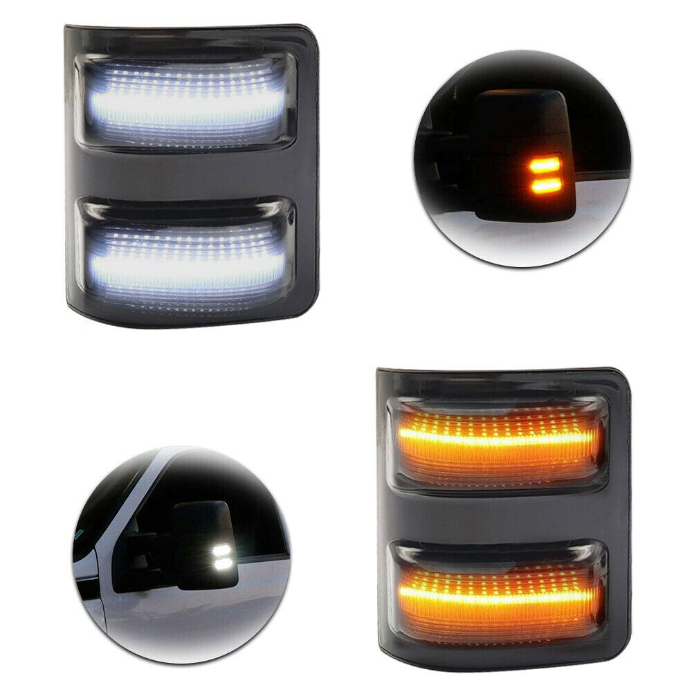 LED Side Mirror Marker Light Lamps For 08-16 Ford F250 F350 F450 Super Duty