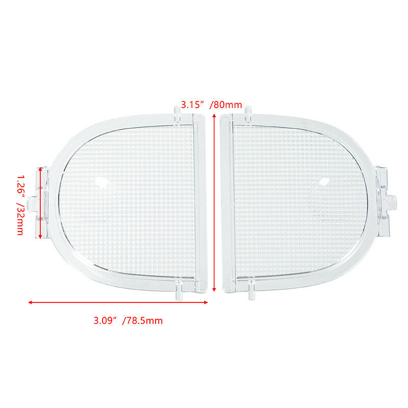 Pair For Ford  F150 F250 F350 F450 Overhead Roof Console-Light Lens 4L3Z13783AA