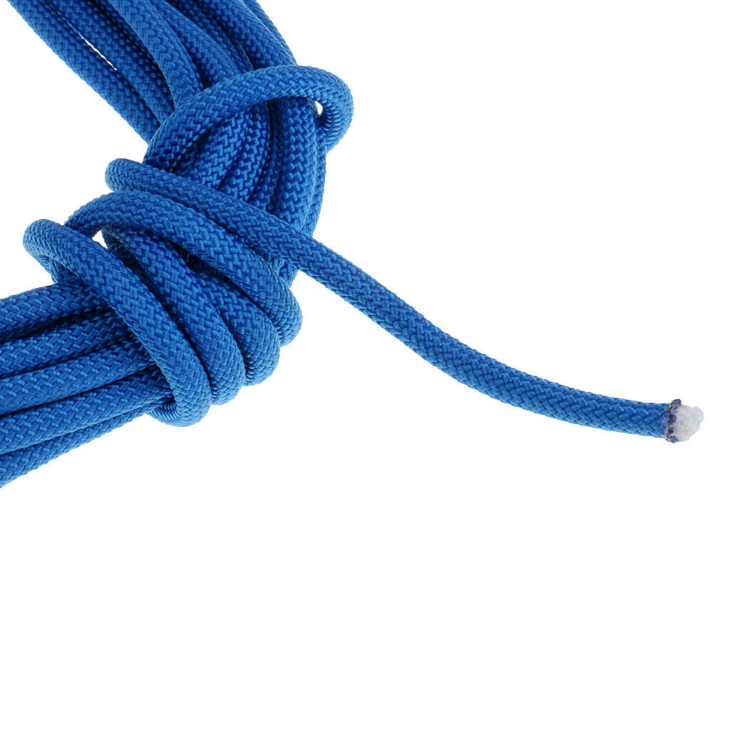 8mm Rock Climbing Tree Arborist Safety Rappelling Rope Auxiliary Cord - 10m
