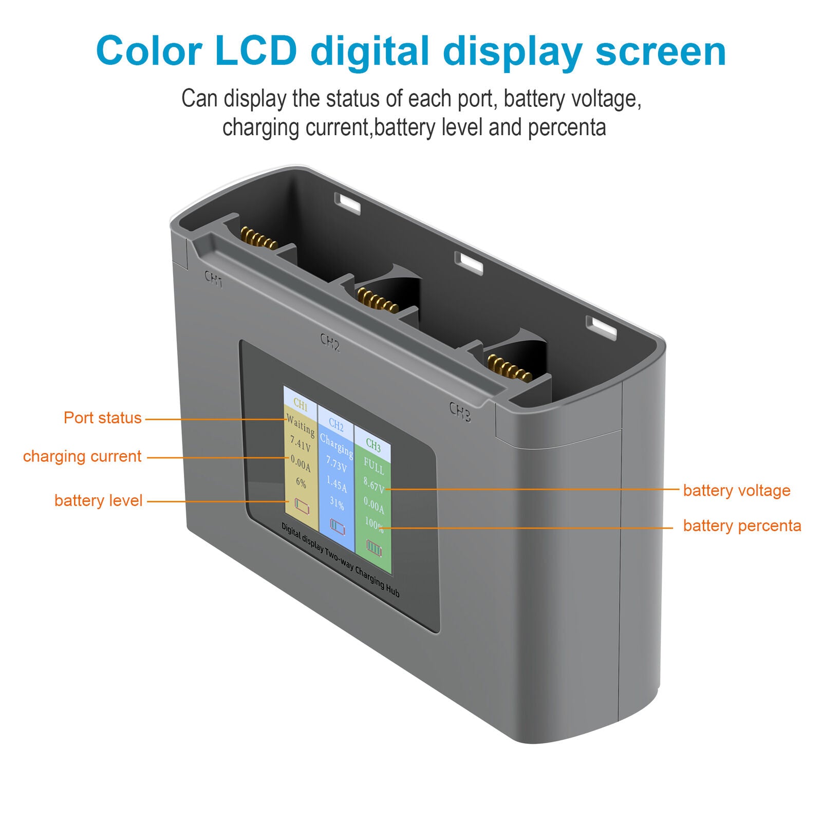 Drone Accessories For DJI MINI 2 Charger Two-way Battery Butler USB Charger