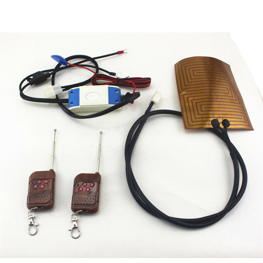 12V Auto Engine Heater Car Preheater Oil Heating & 2Pcs 200M Remote Controllers