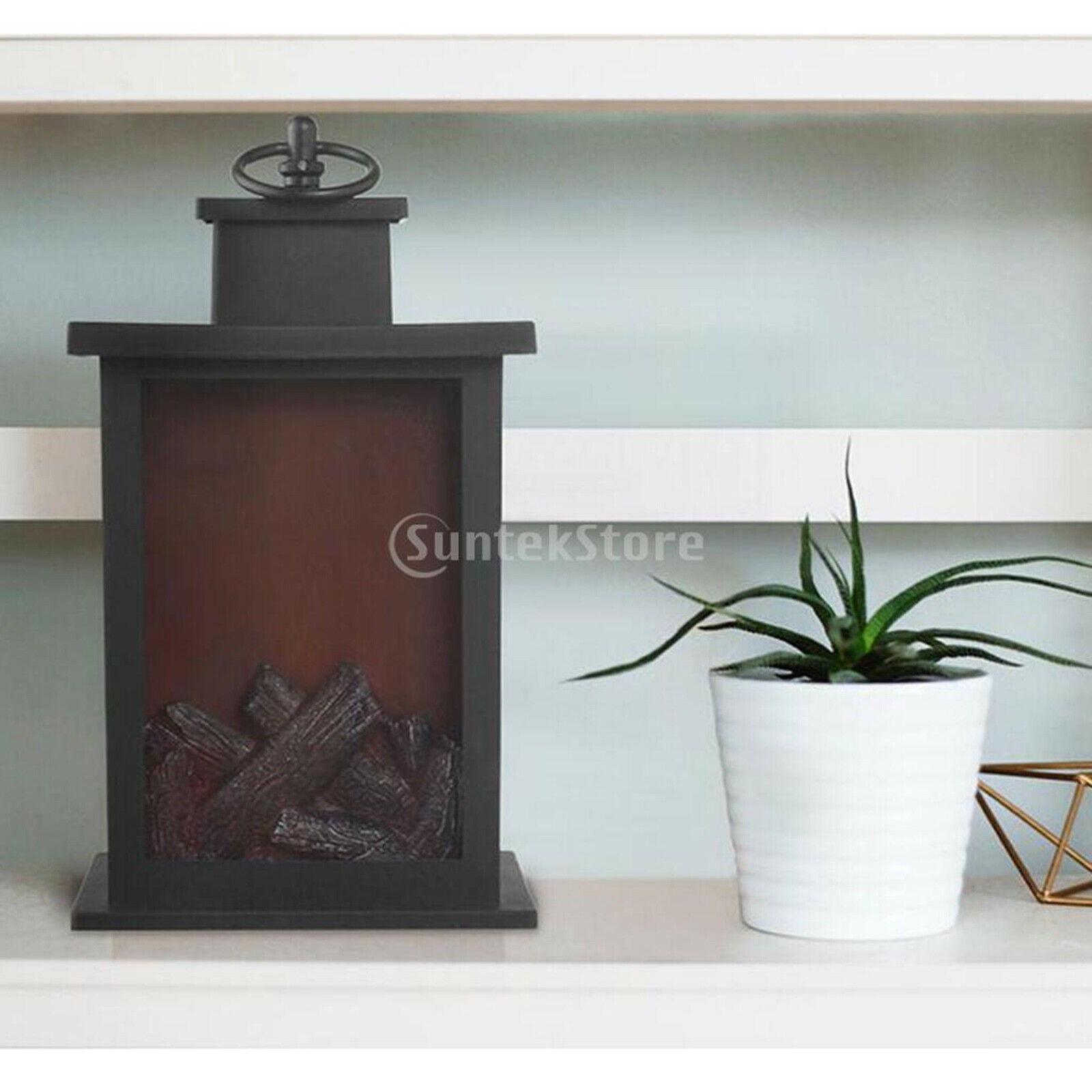 Retro LED Flame Effect Simulation Fireplace Light Home Bar Garden Yard Decors