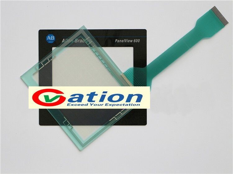 for PanelView 600 2711-T6C3L1 2711-T6C5L1 Membrane Keypad + Touch Screen Glass
