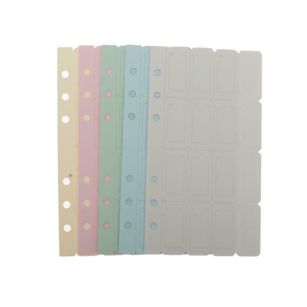 15pcs Bookmarks Makaron Solid Color Sticky Paper Markers for Taking Notes