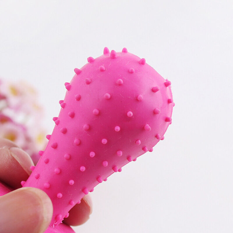 Rubber Pacifier for Pet Toys Dog Cat Puppy Chew Toys with Bell Sound Insid.l8