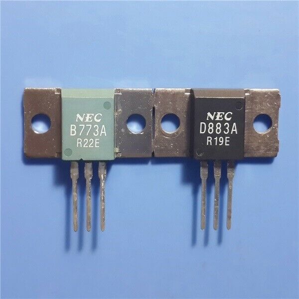 1pairs Transistor NEC MT-100 2SB773A+2SD883A B773A+D883A