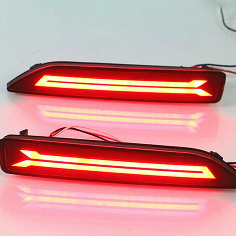 2PCS for  CRV CR-V 2007 2008 2009 Multi-Function LED Rear Bumper Light Rear FoY6