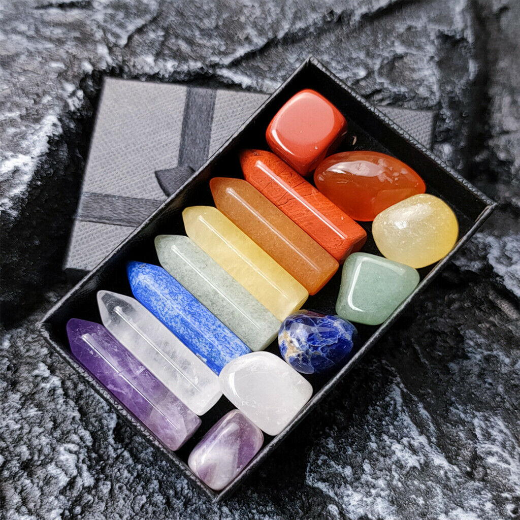Natural Crystal Energy Stones Irregularly Shaped Lapis Gemstones Gift Box