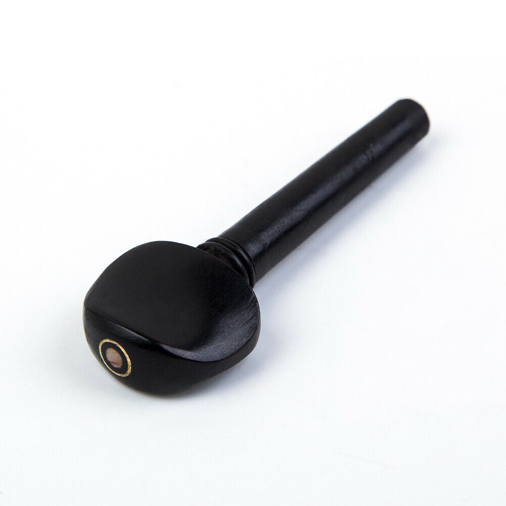 4pcs Ebony Violin Tuning Pegs Tuners with End Pin Fiddle Strings Instrument @