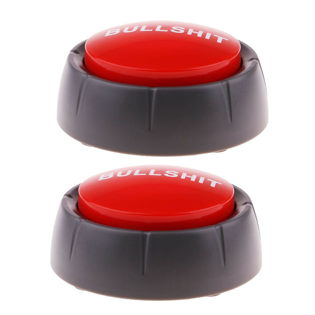 Talking Bullshit Kids Push Button Sound Box - 2 Pack