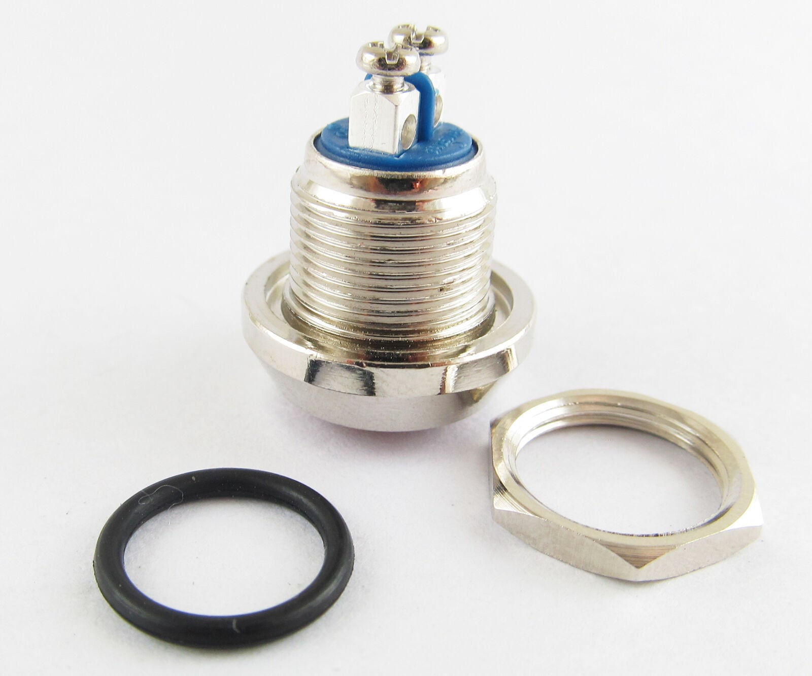 4pcs Red Metal Round Dome Push Button Momentary Waterproof Switch 12mm QN12-A5