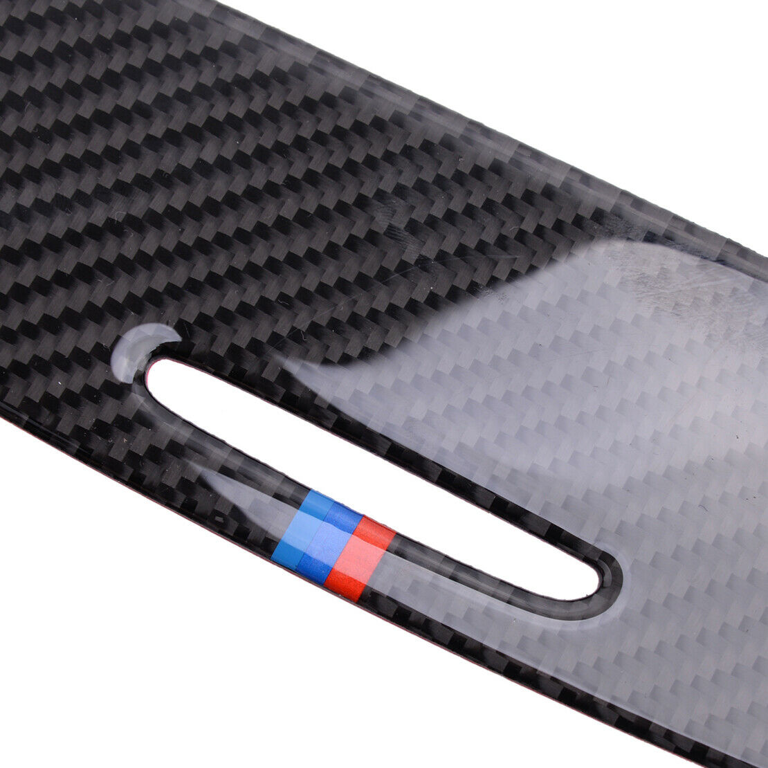 Carbon Fiber Cigarette Lighter Cover Trim Panel Fit for BMW E90 E92 2005-12 New