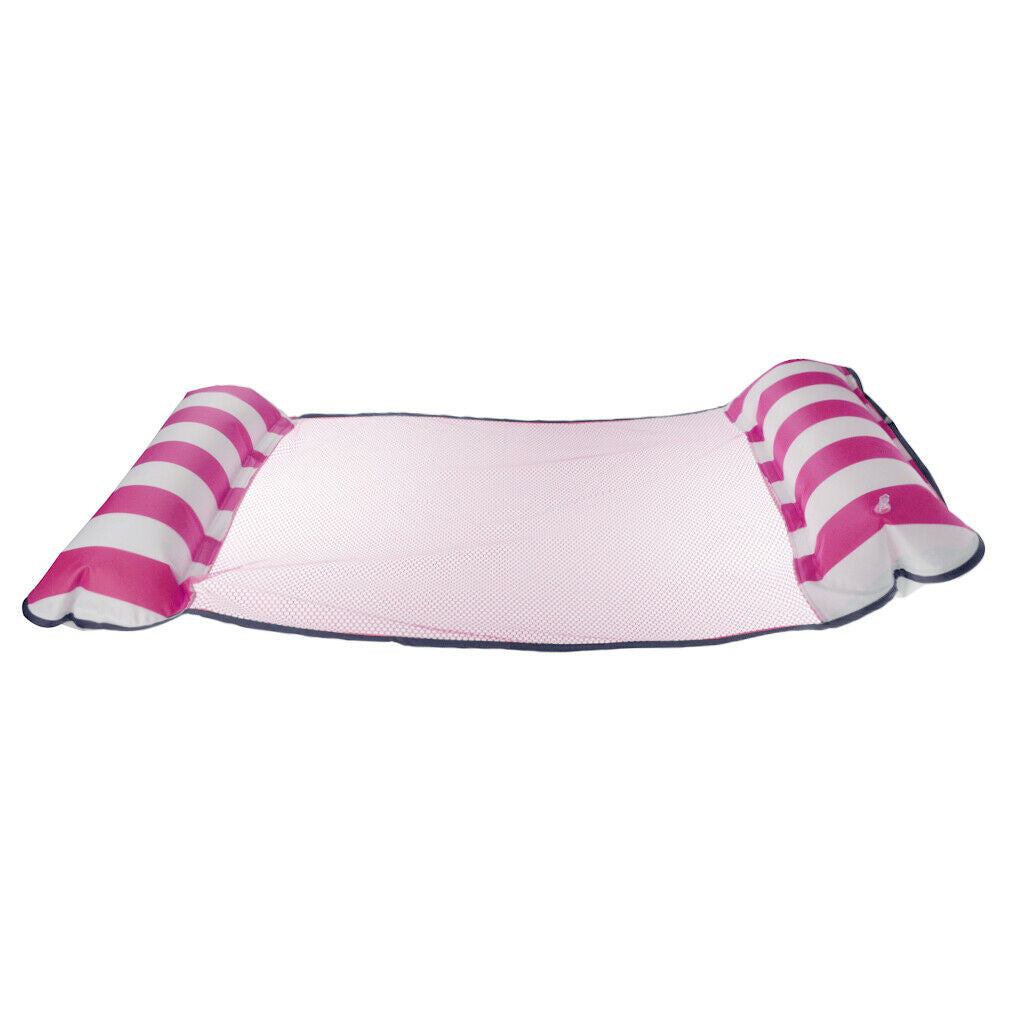 Water Hammock Floating Chair for Swimming Beach Family Pool Party Pink