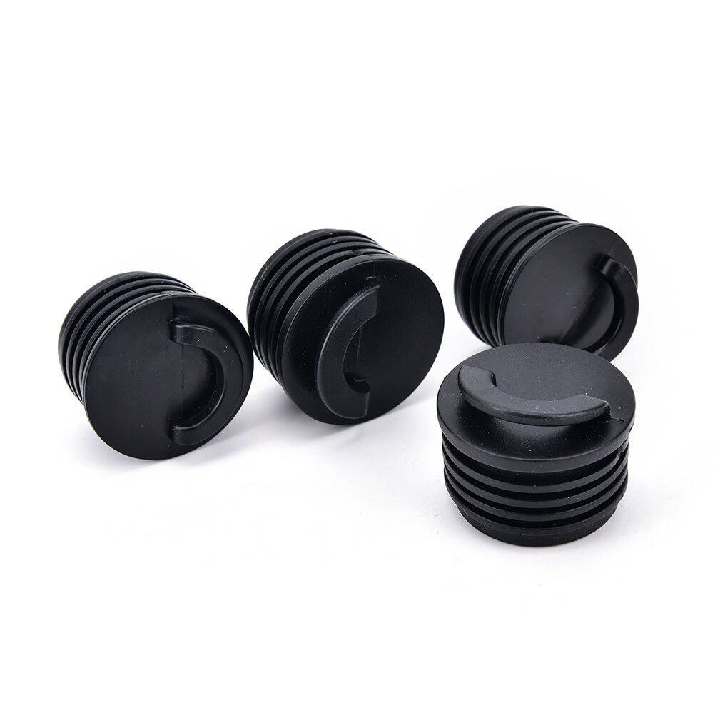 4Pcs durable rubber kayak marine boat scupper stopper drain holes plugs Be.l8