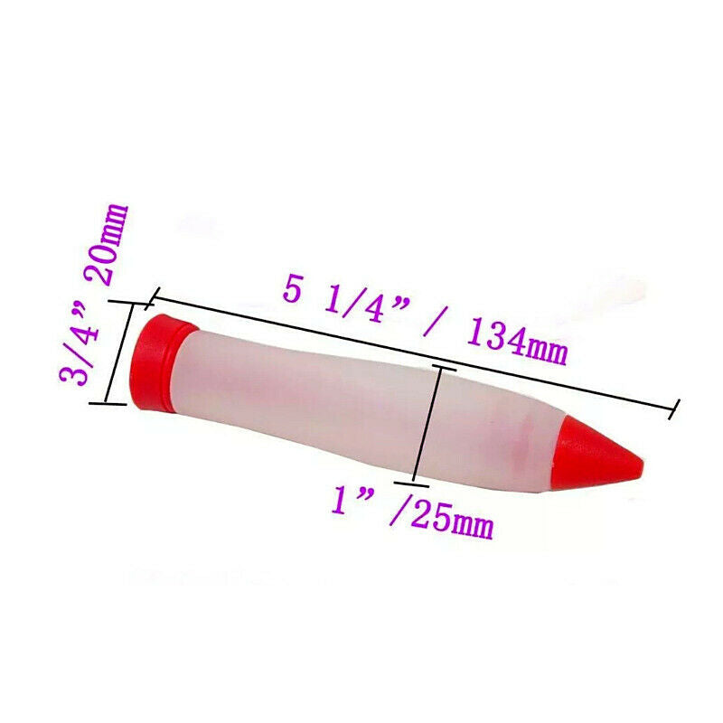 DIY Decor Cookie Cake Chocolate Food Silicone Writing Pen Decorating Mold X 2