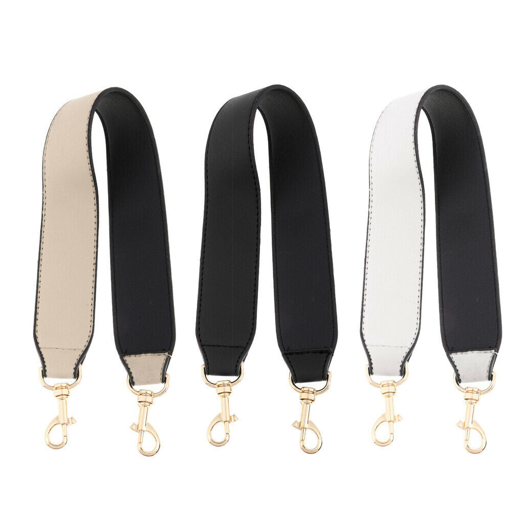 3x PU Leather Shoulder Bag Strap Replacement Messenge Bags Straps DIY Crafts