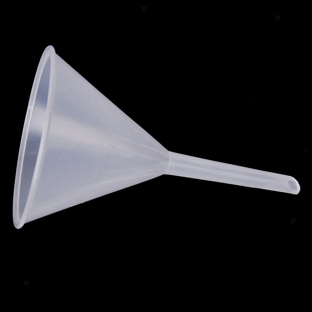 75mm+90mm Water Refilling Oil Fuel Plastic Funnel Filter Lab Liquid Kitchen Tool