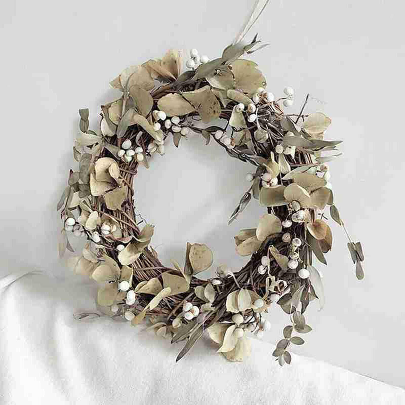 Cotton Ball Stems Plants Branches Floral Arrangement Farmhouse Wedding Home