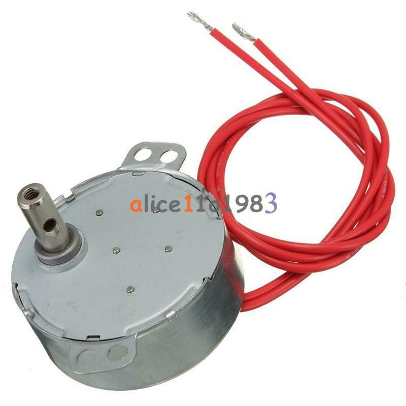 Pro TYC 50 AV 12V 4W 50/60Hz Synchronous Motor 5/6RPM CW CCW Microwave Turntable