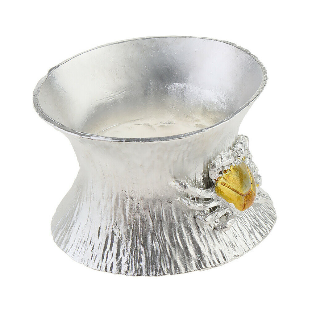 Pure Tin Tea Infuser Tea Filter Base Holder Tea Utensils Crab