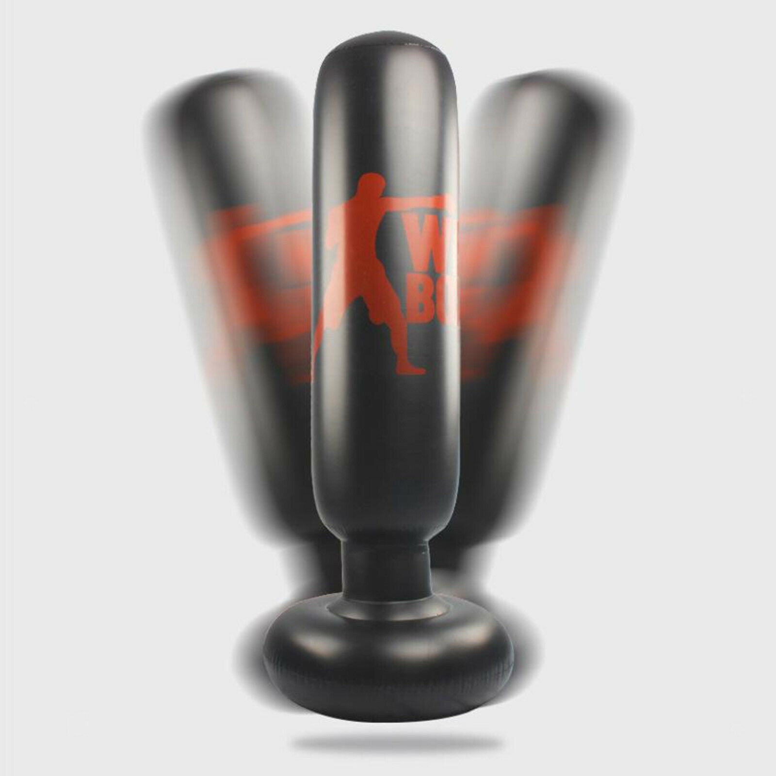 Inflatable Punching Bag Freestanding Tumbler Target Bag PVC Stress Relief