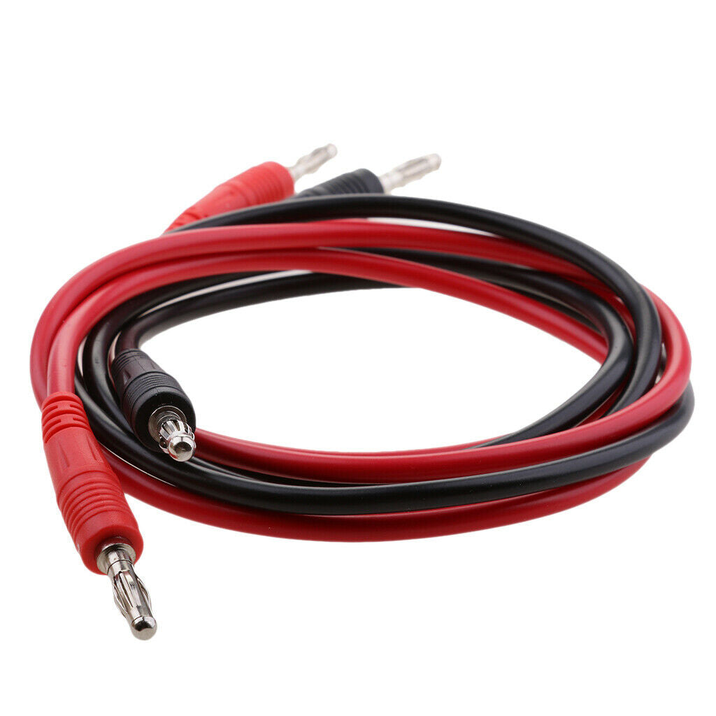 2 X 4mm Silicone Banana Plug Cables